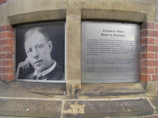 stainless steel/Harry Brearley